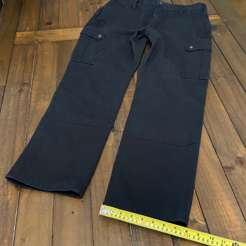 Carhartt Mens Rugged Flex Ripstop Cargo Work Pants Black 105461‎ 36x32 Utility - Picture 8 of 9